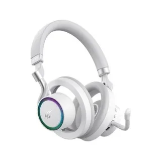 Headset Gamer Sem Fio Havit Fuxi-H8, Quad-Mode 2.4GHz, Bluetooth, USB, P3, Drivers 40mm, Som Surround, Branco - Fuxi-H8