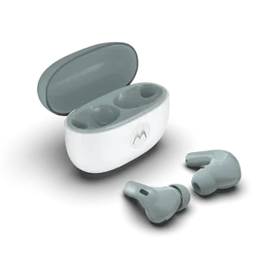 Fone de ouvido Sem Fio Bluetooth Motorola Moto Buds 2 Bluetooth 6.0, TWS, IP54, Cancelamento de ruído ativo e até 48h de bateria - Cinza