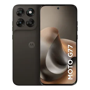Smartphone Motorola Moto g77 5G 256GB - 8GB RAM + 16GB RAM Boost, camera 108MP Ultra-Pixel, tela 1.5K extreme Amoled 120hz, ultrarresistente - Marrom