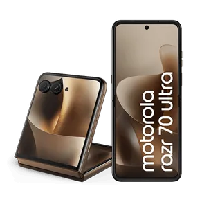 Smartphone Motorola Razr 70 Ultra 5G 512GB - 12GB RAM+12GB Ram Boost, Snapdragon 8 Elite, tela interna 7" e externa 4”, extreme AMOLED, câmera 50MP, IP48 - Madeira