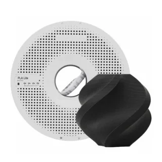 Filamento Bambu Lab para Impressora 3D PLA LITE, Com carretel reutilizável 1,75mm, 1kg, Preto - A18-K0-1.75-1000-SPL