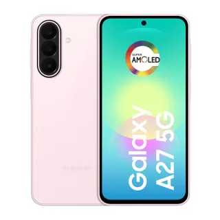 Celular Galaxy A27 5G 128GB, câmera tripla de 50MP, processador Snapdragon 6 Gen 3, feito para durar Rosa