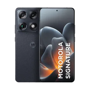 Smartphone Motorola Signature 5G 256GB 12GB RAM + 12GB RAM Boost, 3 cameras 50MP Sony Lytia e Zoom 100x, Tela 1.5K extreme Amoled 165hz - Preto