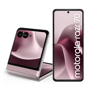 Smartphone Motorola Razr 70 5G 256GB - 8GB RAM+16GB Ram Boost, tela interna 6.9" e externa 3.6", extreme AMOLED, câmera 50MP, IP48 - Rosa