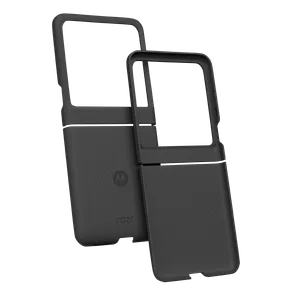Capa Protetora Original para celulares Motorola Razr 50 e Razr 60 Grey