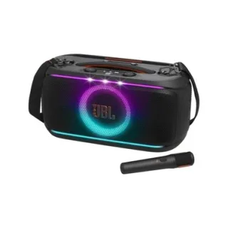 Caixa de Som Portátil JBL PartyBox On-The-Go 2, 100W RMS, Bluetooth, Show de Luzes, IPX4, Bivolt, Preto - JBLPARTYBOXOTG2BBR
