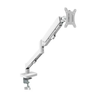 Suporte de Mesa Articulado para Monitor de 17" a 32" Ergofirst, Ajuste com Pistão a Gás, Branco - G16-C012-W