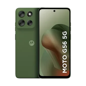 Smartphone Motorola Moto g56 5G 256GB - 8GB RAM+16GB Ram Boost, e 50MP Sony Lytia 600 AI Camera Ultrarresistência militar IP68 + IP69 - Verde