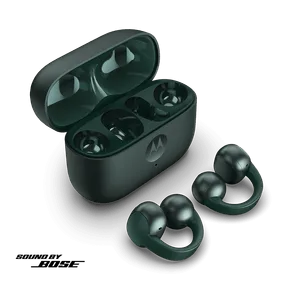 Fone de ouvido Sem Fio Moto Buds Loop Sound by Bose, Bluetooth, Uso confortável com clipe, Open-ear, OWS - Verde