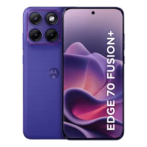 Smartphone Motorola Edge 70 Fusion + 5G 512GB 12GB RAM + 12GB RAM Boost, camera 50MP Sony Lytia 710, Tela 1.5K extreme Amoled 144hz - Roxo