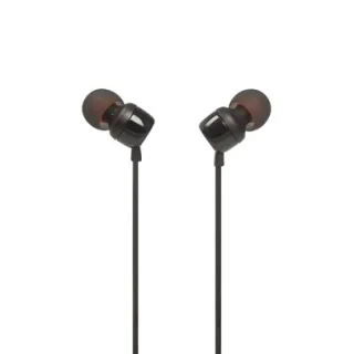Fone de Ouvido Intra-Auricular JBL Tune 110, com Fio e Microfone, Pure Bass, Preto - JBLT110BLKE