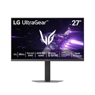 Monitor LG UltraGear™ 27G440A-B, 240Hz, Tela IPS FHD 27", 1ms (GtG), NVIDIA G-SYNC, AMD FreeSync Premium, Ajuste ergonomia Pro Gamer, sRGB 99% (Typ.) & HDR10 - 27G440A-B
