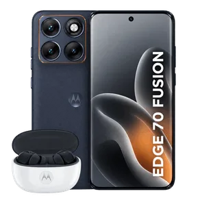 Kit Smartphone Motorola Edge 70 Fusion 5G 12 GB RAM + Moto Buds 2 256GB - 12GB RAM + 12GB RAM Boost, camera 50MP Sony Lytia 710, Tela 1.5K extreme Amoled 144hz - Grafite
