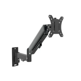 Suporte de Parede Articulado para Monitor de 17" a 32" Ergofirst, Ajuste com Pistão a Gás, Preto - G16-112