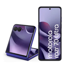 Smartphone Motorola Razr 70 Ultra 5G 512GB - 12GB RAM+12GB Ram Boost, Snapdragon 8 Elite, tela interna 7" e externa 4”, extreme AMOLED, câmera 50MP, IP48 - Roxo