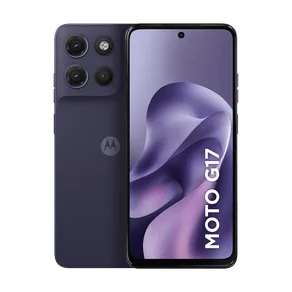Smartphone Motorola Moto g17 256GB 4GB RAM + 8GB RAM Boost, camera 50MP Sony Lytia 600, tela FHD+ 60hz, bateria 5200 mAh - Roxa