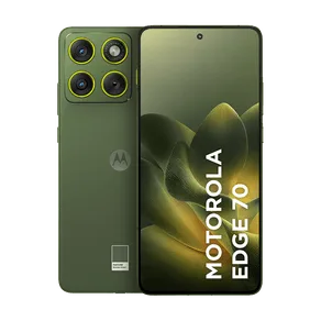 Smartphone Motorola Edge 70 5G 256GB 8GB RAM + 16GB RAM Boost, Ultrafino, 3 cameras 50MP e tela extreme Amoled 120hz - Bronze Green