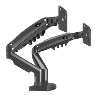 Suporte Mesa ELG Articulado F160N Pistão Gás para 2 Monitor 17 A 35"