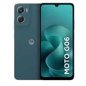 Smartphone Motorola Moto g06 64GB 4GB RAM + 8GB Ram Boost, Camera 50MP com AI Bateria de 5200 mAh Tela 6.9" - Azul Marinho